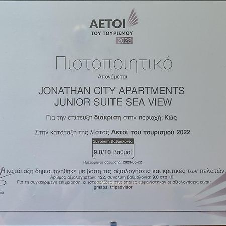Jonathan City Apartment Kos-Stadt Exterior foto