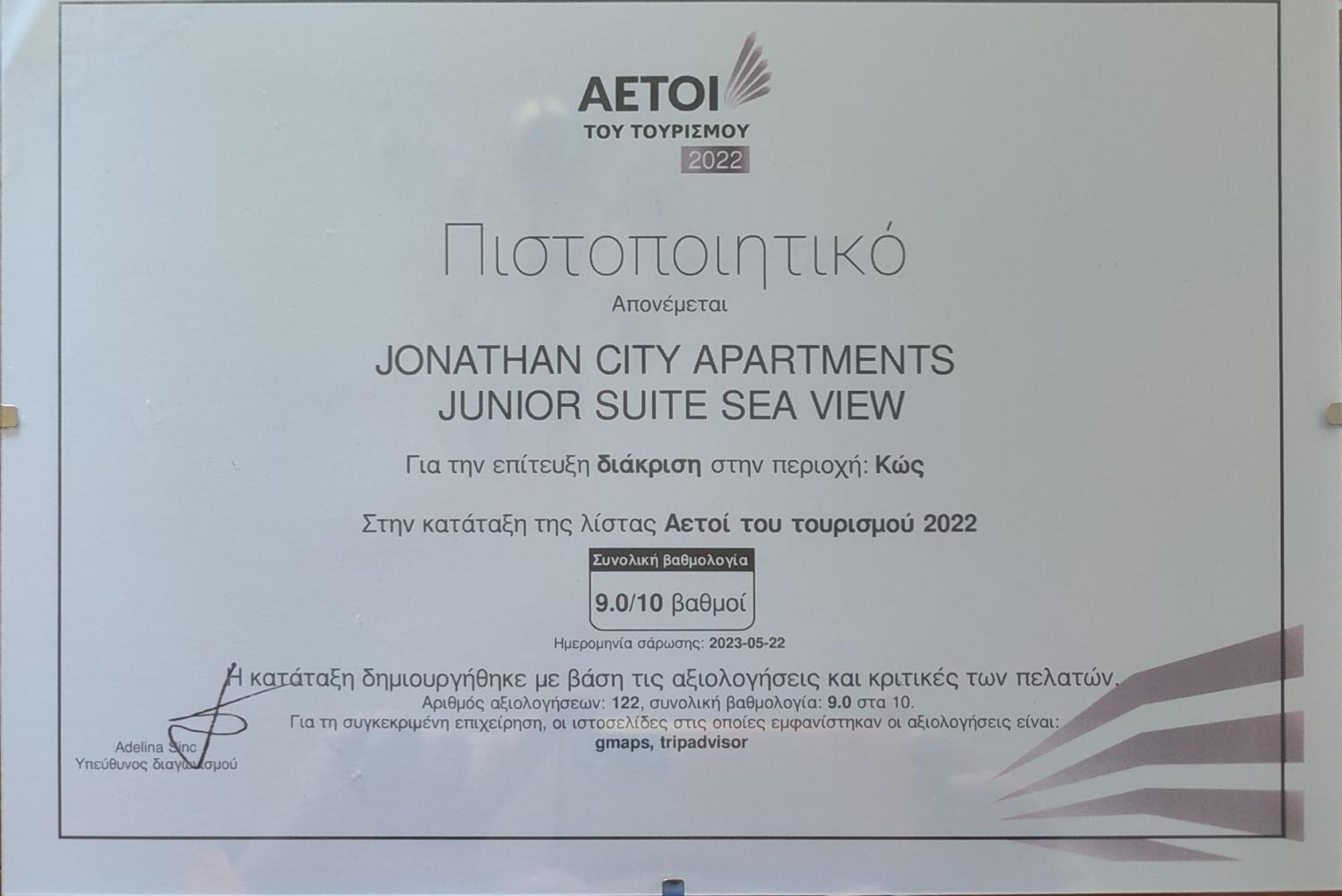 Jonathan City Apartment Kos-Stadt Exterior foto